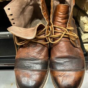 Used  brown TETD shoes size 9/10